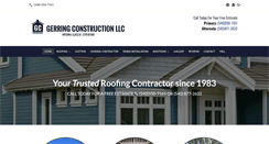 Desktop Screenshot of gerringconstruction.biz